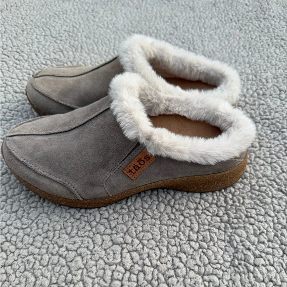 Taos Water Resistant Suede Warm-Lined Clogs - Future - Picture 2 of 5